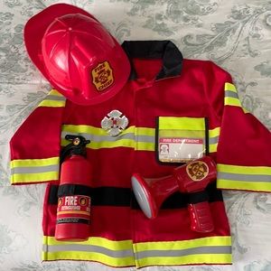 Melissa & Doug Toddler Firefighter Dress-Up Set